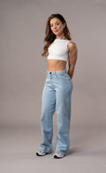 OUTLY Sculpt-Waist Baggy Jeans