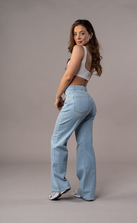 OUTLY Sculpt-Waist Baggy Jeans